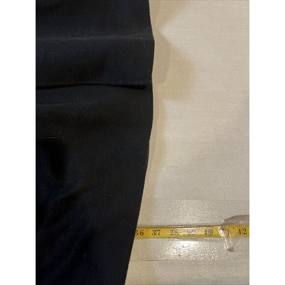 Ralph Lauren Over Coat Wool Blend Black Jacket 52 Long - Picture 5 of 7